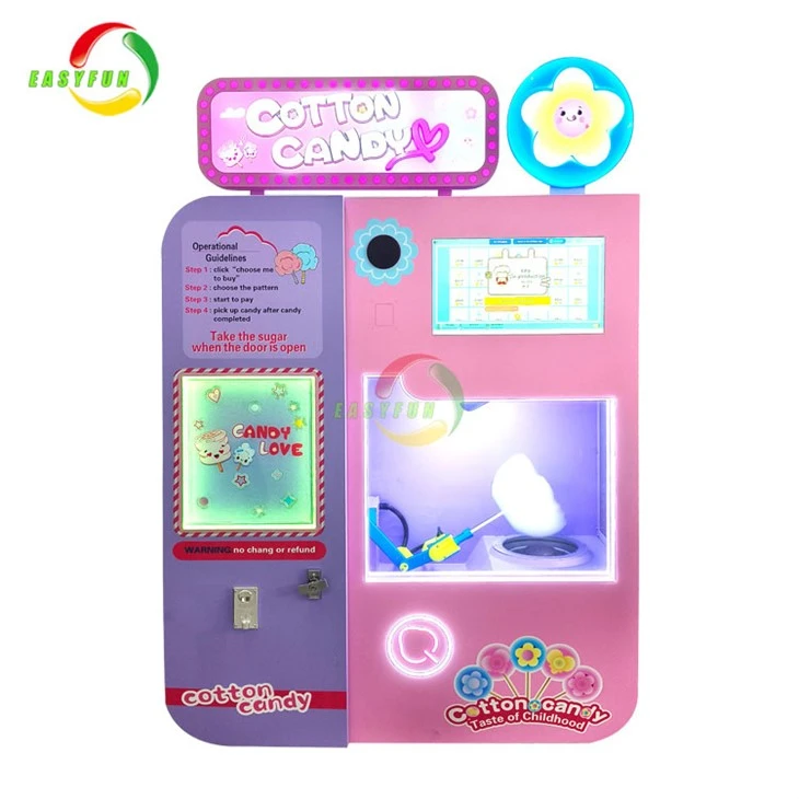 Automatic Candyfloss Cotton Candy Vending Machine Automatic Candyfloss Cotton Candy Vending Machine