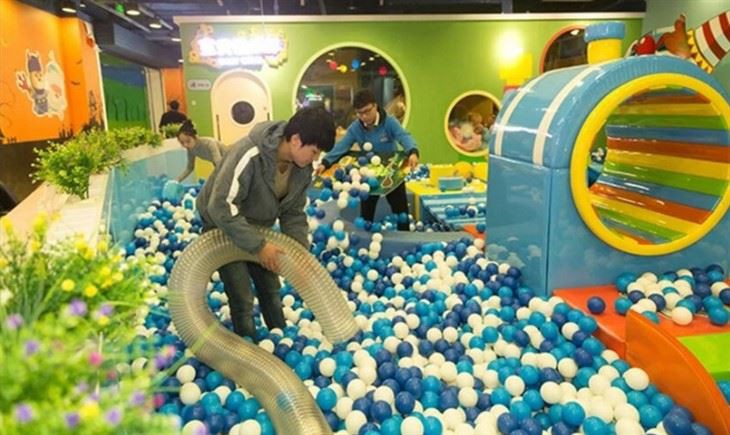 High Efficient Plastic Ocean Pit Ball Cleaning Machine
